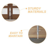 2-Pack Heavy Duty Stainless Steel Bolt Locks for Wooden Gates, Fences, and Doors - Security Latches V1366-AZ2-W-19482