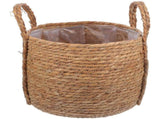 Large Wicker Plant Basket for Indoor Flowers - Decorative Storage Basket for Home, Living Room, and V1370-AZ4-17300