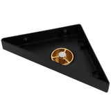 Floor Drain Set Thicken 304 Stainless Steel Concealed Triangular Sink Drain for Bathroom Black V1294-YM0718-3112210003011