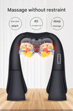 Deep Kneading Shiatsu Neck & Shoulder Massager with Heat - USB Rechargeable Ergonomic Design V888-ELOSUNG25743