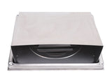 Exterior Wall Vent Cover with Flats 100mm Square SUS304 Stainless Steel Dryer Exhaust Vent Cover for V1294-YM0901-3114240091311