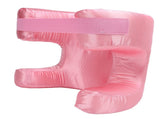 Face Pillow Silk Fabric Memory Foam Soft Cushioning Ergonomic Beauty Pillow for Back Sleep Roseate V1294-YM0901-3117240292713