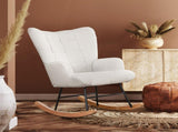 Levede Fleece Rocking Chair CH1130-BG