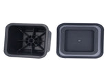 6Pcs 3 Inch Trapezoid Furniture Risers Sofa Leg Pads for Bed Table Cabinet Sofa Feet Black V1294-YM0716-3116220007911