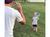 Toys Toss and Catch Game Set, Ball Sports Games with Paddles Balls and Storage Bag, Cotton ball toys V1263-JX-1402