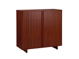 Artiss Shoe Cabinet 5 Tier Storage Organiser w/ Adjustable Shelves Bamboo BAM-B-SHOE01-WD