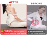 BKT Cushion Portable Ergonomic Lower Back Seat Lumbar Support Chair Posture Correction Max Load V985-REDBKTCUSHION
