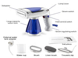 1600W Foldable Handheld Steamer for Clothes 40s Heat Up Wrinkle Remover with Brush V1263-JX-5916