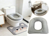 Inflatable Portable Raised Seat With Base For Enhanced Bathroom And Comfort V1366-AZ2-W-16886
