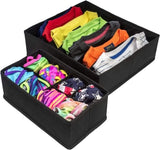 4 Pack Foldable Drawer Dividers Storage Boxes V178-87446