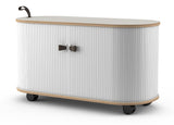 UFOU Fitin Rollin Mobile Roller Shutter Cabinet - Storage with Adjustable Shelves & Wheels V563-68172