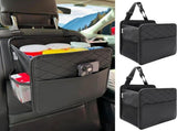 2 Piece Car Trash Can Organizer PU Leather, 8 L V1237-ZY-818-103