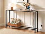 Artiss Console Table Entryway Hallway Display Desk Charging Station Wood FUR-U-CST-05-WD
