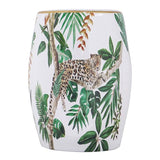 LEOPARD CERAMIC STOOL V742-2193DS