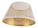 Lamp Shade E27 E26 White Carved Flower Pattern Iron Modern Design Easy Installation Bulb Shade for V1294-YM0706-3119230133111