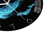 Wall Clock Silent Battery Operated MDF Round Wall Decorative Clock for Living Room Bedroom Office V1294-YM0901-3115250087211