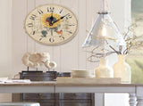 12" Home Decor Clock Colorful Retro Style Silent Non Ticking Quartz Wall Clock V1294-YM0901-JY27459-04