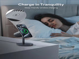 Aukey MagFusion 3-in-1 Pro Qi2 Magnetic Fast Wireless Charging Station with Active Cooling V1089-LLTSAUN1059379
