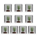 VEVOR 10 Pack Plant Protector from Animals 305 mm x 305 mm Metal Plant Cage V952-QBWZCL12YCHS5IV6FV0