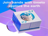 3D Earth Sculpture Calendar Model Ornaments for Home School Office Decor V1294-YM0512-26S86LV96-2