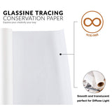 70m 88cm Wide Glassine Tracing Paper Light Diffusion Translucent Photography V324-ZTD-PHOPA73