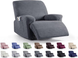 Recliner Covers, Stretch Reclining Chair Covers, Recliner Sofa Slipcovers Stripe Jacquard Recliner V1258-DP02-C-1273