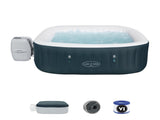 Bestwat Lay Z spa Ibiza AirJet 6 Dark Green Square 4-6 person Spa BESTWAY-6002U