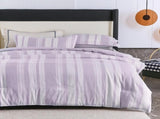 Midnight Calm stripes purple 3Piece Bedding Cozy comforter Style V745-MAB010567AJ3