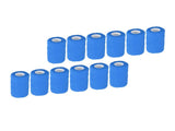 12Pcs Bandage Wrap Natural Latex Elastic Self Adhesive Wrap for Cows Dogs Horses 10cm Blue V1294-YM0523-3111220104713