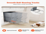 Pullout Trash Can for Kitchen Cabinets, Garbage Waste Recycling Bin, Under Mount Waste Container, V952-CFLJTDTDTHSWA5O0YV0