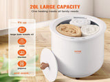 Towel Warmer Bucket, 20L Large Towel Warmer for Bathroom, Auto Shut Off Towel Heater with 4-Level V952-MJJRTBS20LZSPPM89V3