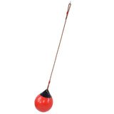 Inflatable Ball Swing Seat 29cm/11.4in Red Small with Hanging Rope Chain for Indoor Outdoor Garden V1294-YM0714-3116210074011