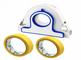 Painters Masking Tape Dispenser Handheld Tape Applicator Tool for Wall Edge Trim Door Frame Window V1341-ZY-GEX2NYA6-5BLUE