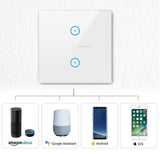 Smart WIFI Switch for Lights LED Touch Panel 2 Gang V498-WIFISWITCH-2
