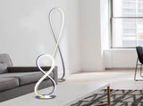 Infinite LED Floor Lamp - Chrome V558-LL-LED-20C