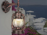 111-240V Retro Style Sconce Light Antique Iron Wall Lamp Fixture for Cafe Bar Hallway Red Bronze V1294-YM0901-ZM01565-02