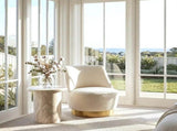 Nobu Sculptural Stone Side Table - Matte Natural Stone V355-IA-ST-NOB-NST