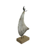 Set 2 Contemporary Wooden Angels Assort 24cm, 20cm V637-12802ANG