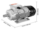 2.2KW Electric Motor 2890 rpm, AC 400V 4.7A, 90L, B3 Frame, Air Compressor Motor 3-Phase, 24mm Keyed V952-TYJLIECDJ300ILW2HV8