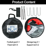 Foldable Nylon Soccer Goal for Children and Adults, Soccer Goal for Playground, Garden, Indoor and V1188-ONEFD72-05644-2