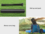 Folding Camping Table 40 cm, Roll-Up Aluminum Picnic BBQ Outdoor Table V1188-MS-617-092