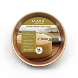Golden Stainless Steel Cake Pan, Non-Stick, Removable Base, Scratch Resistant for DIY Cakes V1370-AZ4-20597