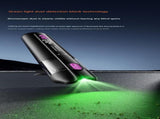 White Cordless Handheld Vacuum Cleaner - High Suction Portable Car Vacuum with Green Light Dust V888-ELOSUNG53055