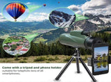 Waterproof Spotting Binoculars for Adults Small Night Vision Green Compact V1263-JX-4160