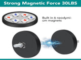 16Pack Rubber Coated Magnets, 30LBS Rubber Coated Neodymium Magnets with M5 Magnetic Assembly Base V1258-DP02-WO-269