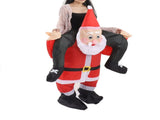 Santa Costume Funny Father Christmas Riding Inflatable Show Party Cosplay Role Playing Props V1294-YM0703-3115230047712
