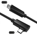 Type A VR Headset Cable for VR Quest 2 5m 90 Degree Right Angle USB 3.2 Gen1 Type-C Cable Support V1263-JX-3090