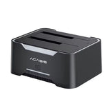 ACASIS EC-6104 Dual Bay 2.5/3.5" SATA HDD SSD Enclosure USB 3.2 5Gbps 60TB V28-ELEACAEC6104