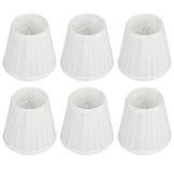 6PCS Fabric Chandelier Lampshade Wall Lamp Cover Shade for Living Room Bedroom Hotel Decor V1294-YM0901-3119200090911