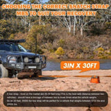 X-BULL 4WD Recovery Kit Snatch Strap Hitch Receiver Bow Shackles Lock Off Road V211-AUEB-XBRK015V